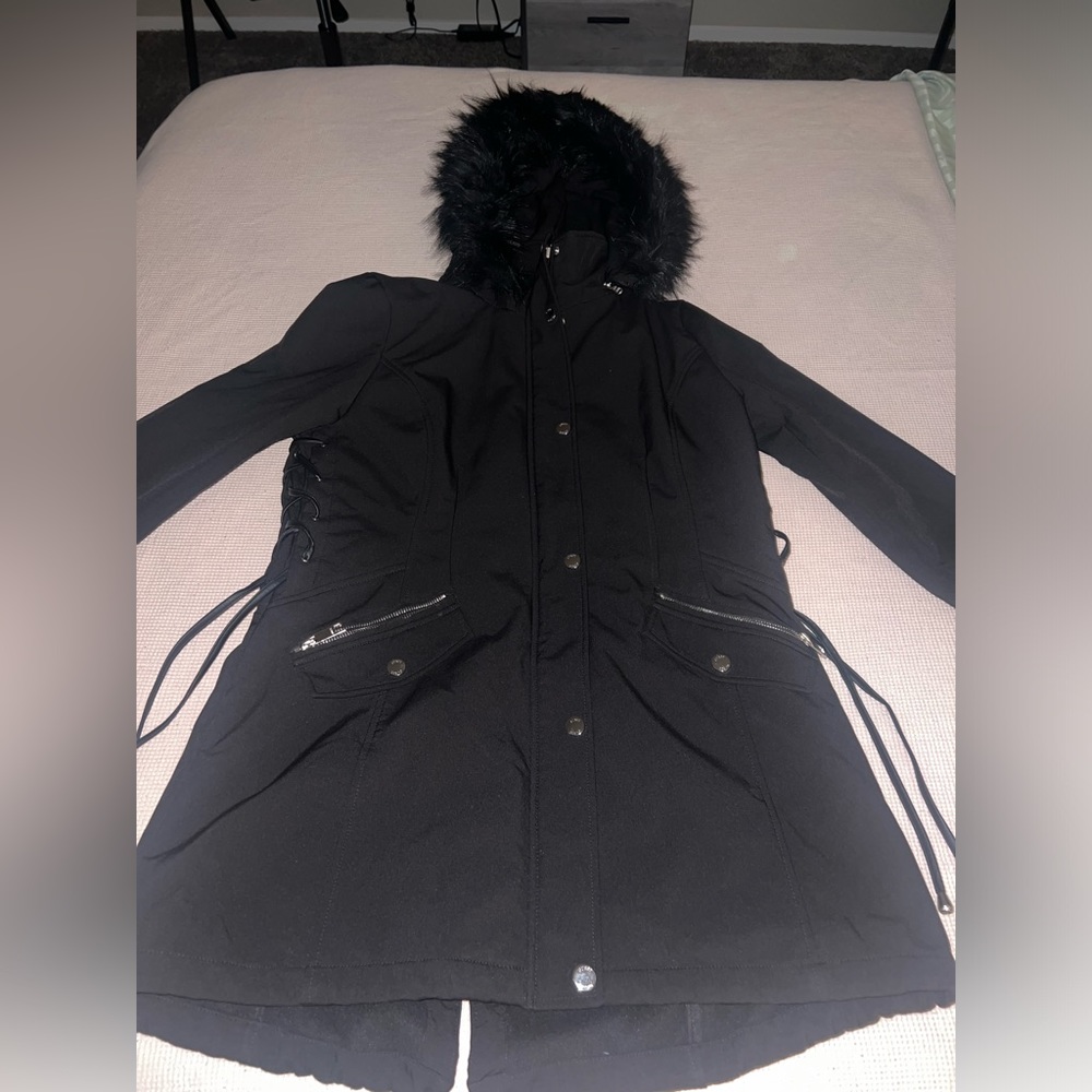 Black Guess jacket/coat.